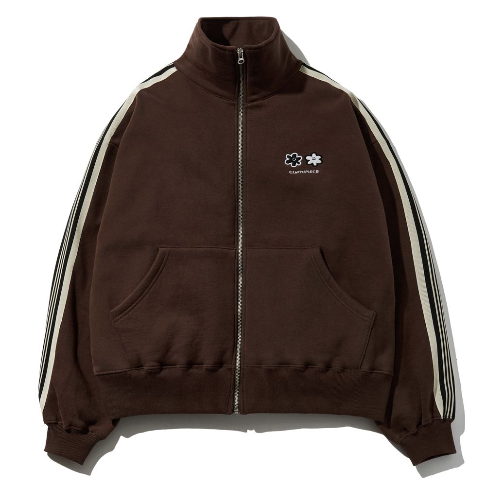 DAISY TRACK LINE JACKET (BROWN)