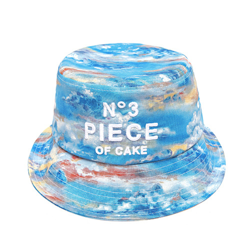 3D PIECE OF CAKE BUCKET HAT (BLUE)