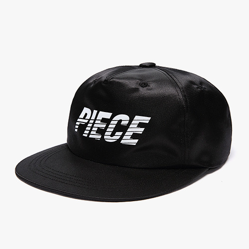 PIECE FADE SATIN 5P CAP (BLACK)