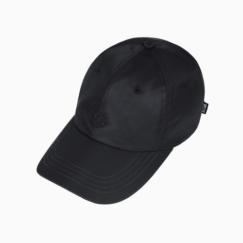 NYLON TWILL BALL CAP (BLACK)