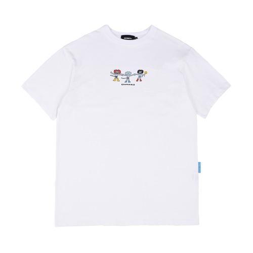 [EZwithPIECE] WE ARE WRESTLER TEE (WHITE)