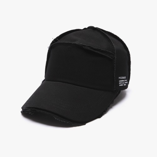 ★1+1★RAW WIDE CAP (BLACK)