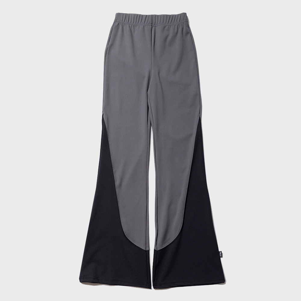 TRACK JERSEY BOOT PANTS (CHARCOAL)