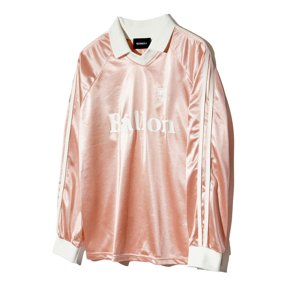 TEAM TRACK COLLAR JERSEY (CORAL)